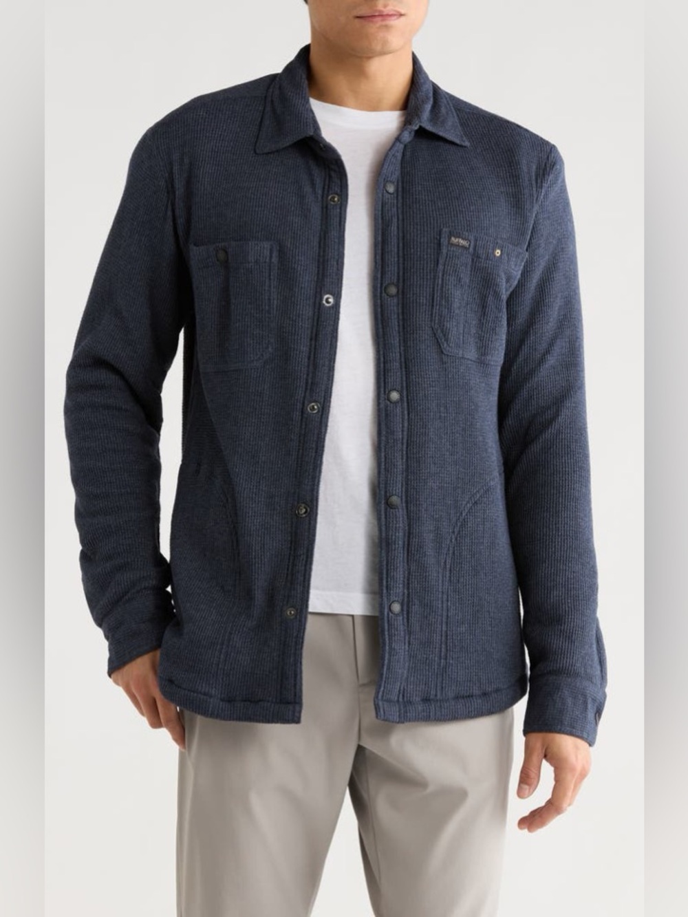$100 Buffalo Jeans David Bitton Steel Thermal High Pile Fleece Lined Jacket L